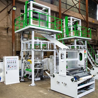מכונת PE SJ-A HDPE/LLDPE מיני סוג PE מכונת ניפוח סרט פלסטיק מכונת ניפוח סרט מחיר