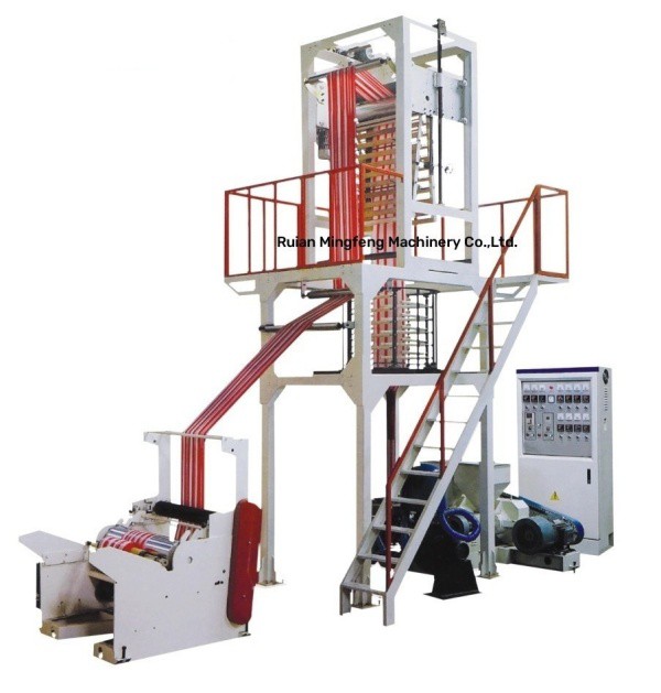 מכונת ניפוח סרטי פלסטיק LDPE HDPE בצבע כפול